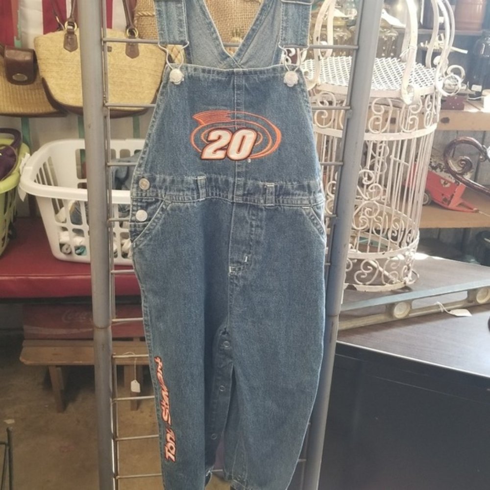Tony Stewart Toddler 24 Mo Denim Overalls